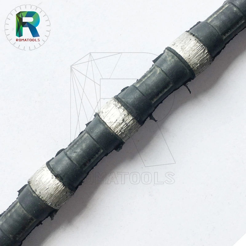 11.5mm Diamond Wire Saw for Concrete Cutting Sintered Type Fast Cutting Long Life High Performance From Romatools