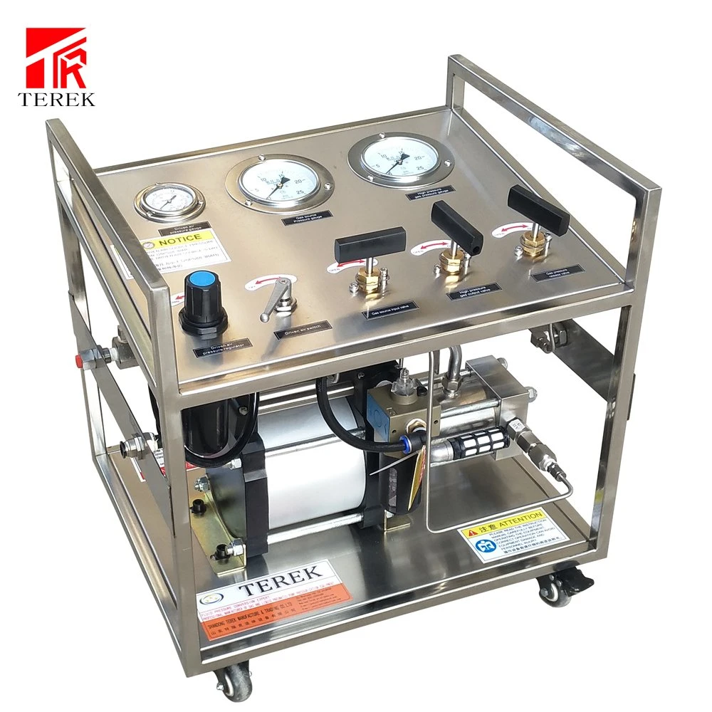 مضخة معزز غاز الأكسجين المدارة بالهواء اختبار المعدات الهيدروستاتية غاز البترول المسال ملء نقل LPG