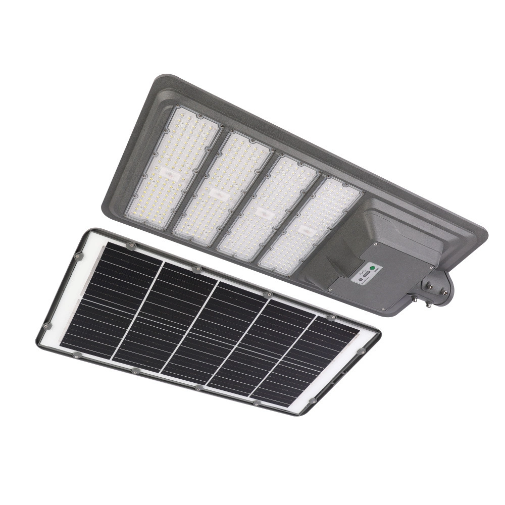 400W All in One Mono Panel Lithium Flood LED Garden Street Solar Light