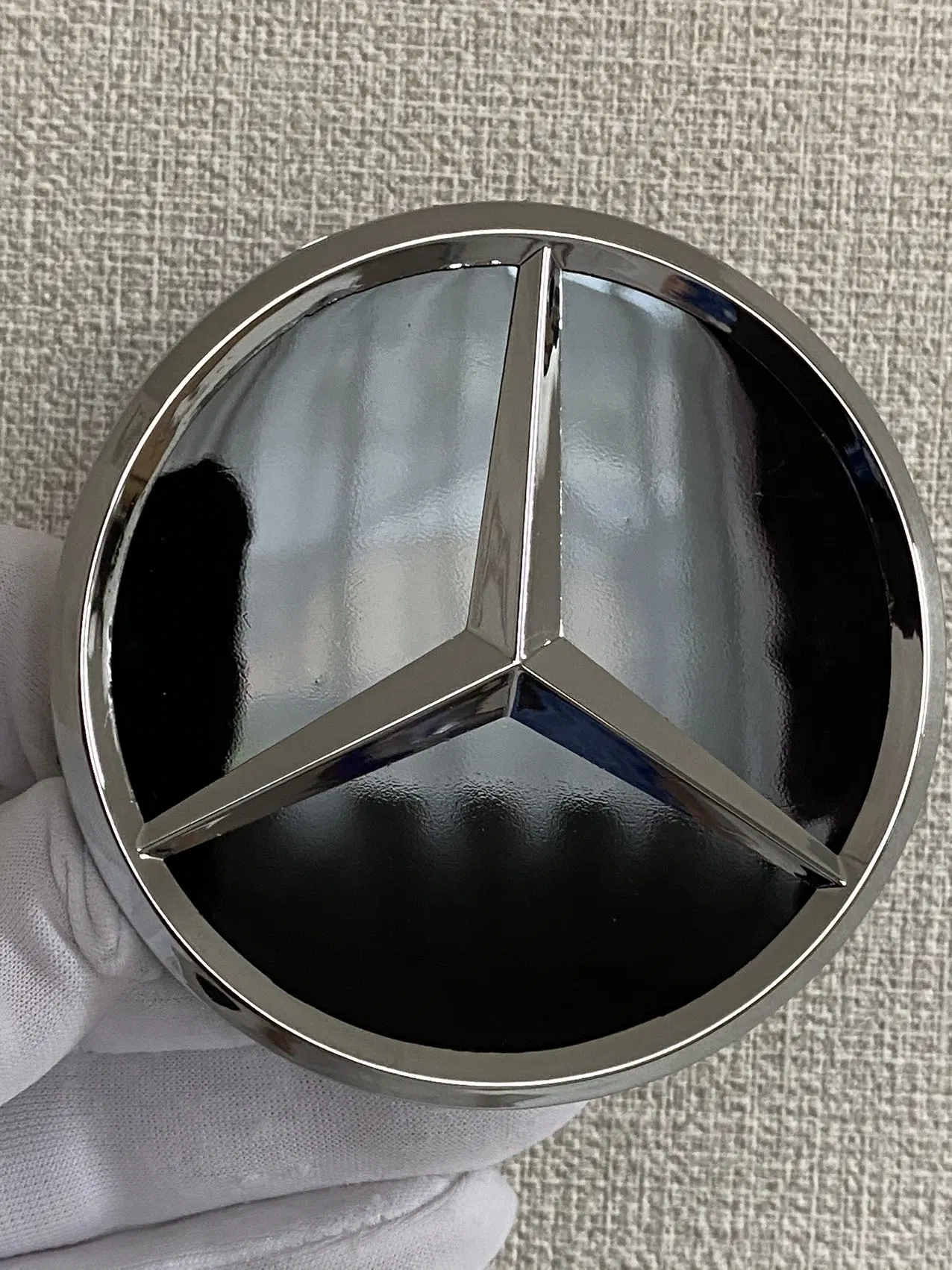 Car Accessories 75mm 3pins Car ABS Wheel Center Caps Car Logo Wheel Cover Center Emblem Wheel Hub Cap Decoration Wheel Rims Alloy for Mercedes Benz