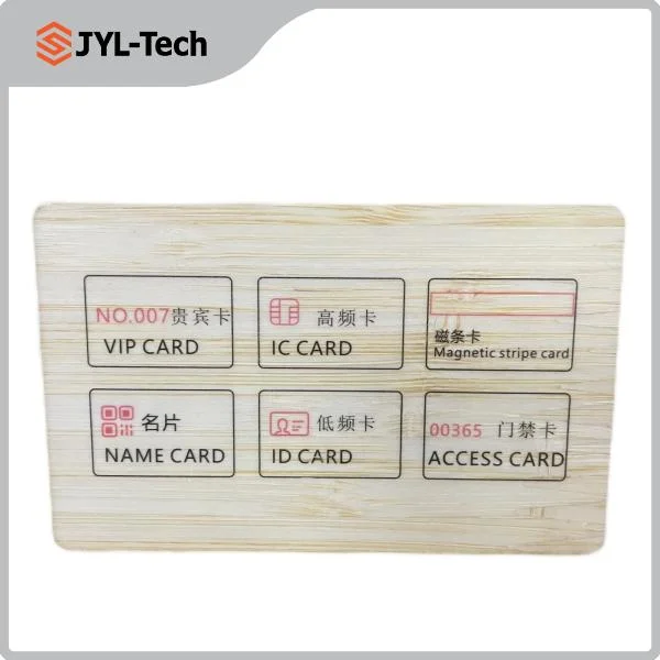 Wholesale/Supplier Custom Bamboo Wood Engraving Carving Business Cards with Holder Box Key Card for Hotel