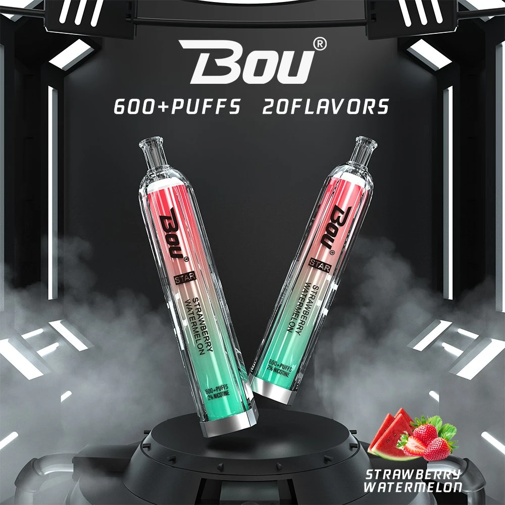 Bou Star prix d'usine Vape stylo jetable jouissent de gros de vente chaude Shoppping 600 bouffées