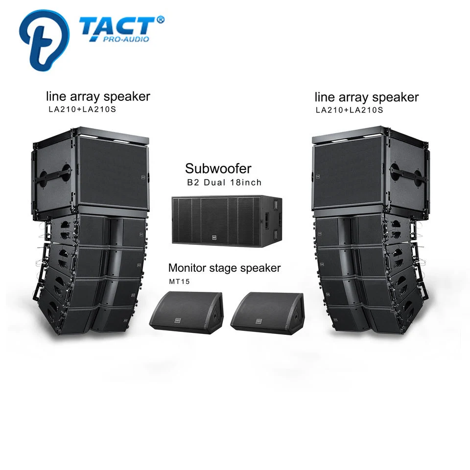 La210 Doble 10 pulgadas Sistema de Sonido de Array de Altavoces Pasivo.