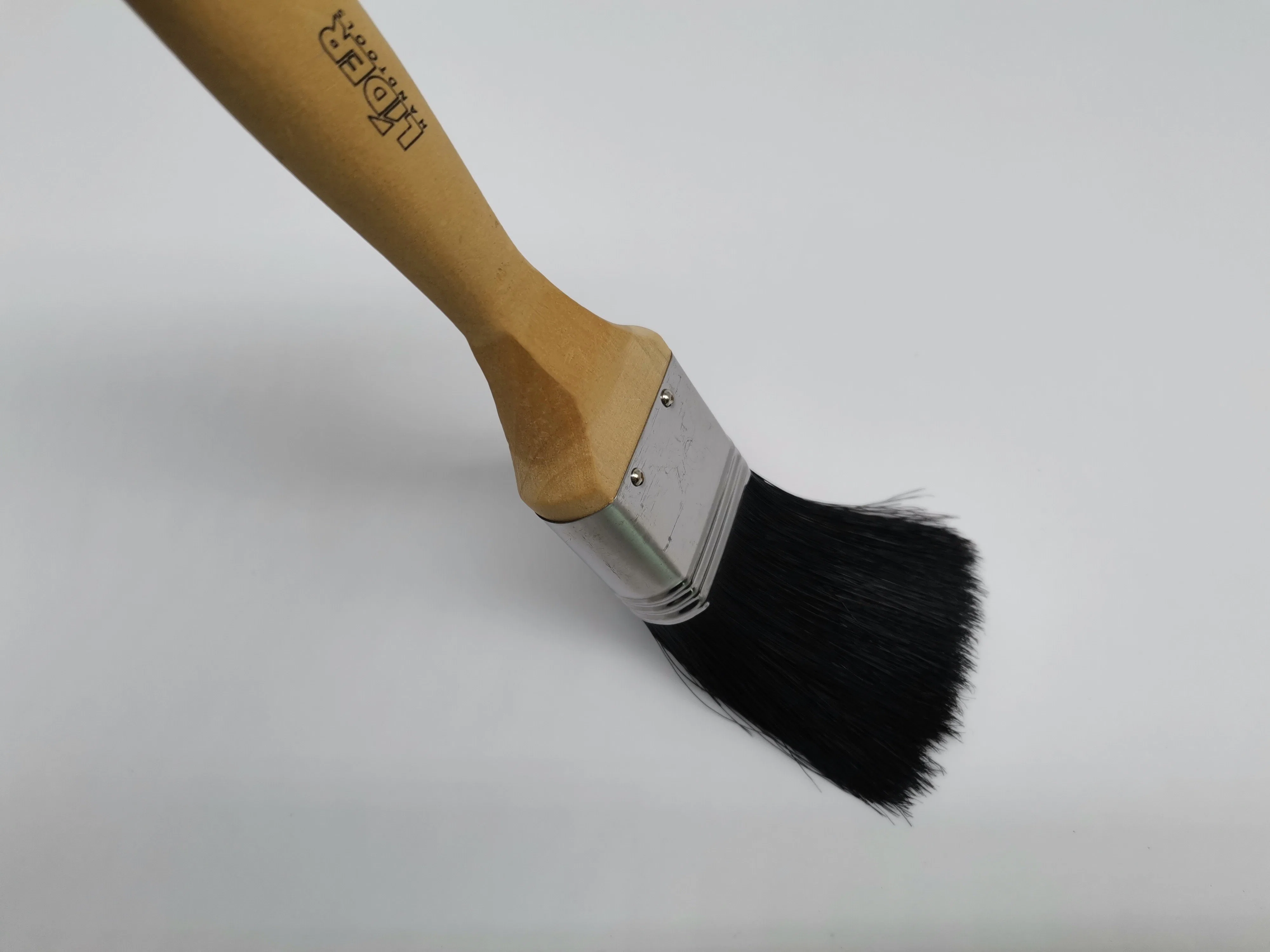 Paint Brush Has Various Sizes Plastic Bristle Brush with Hardwood Handle