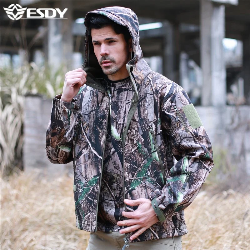 Esdy Tactical Sharkskin Soft Shell Outdoor Waterproof Windproof Military style Jacket