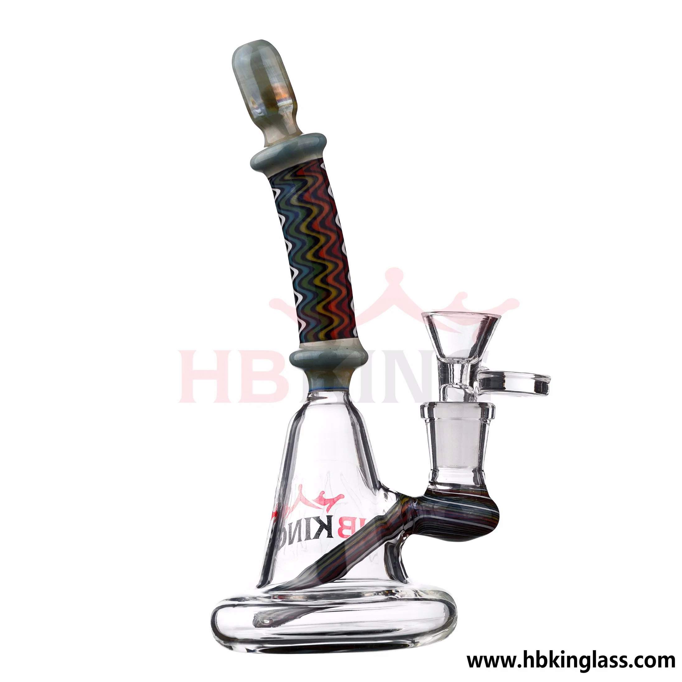 China Manufacturer Double Recycler Tobacco Glass Smoking Water Pipe