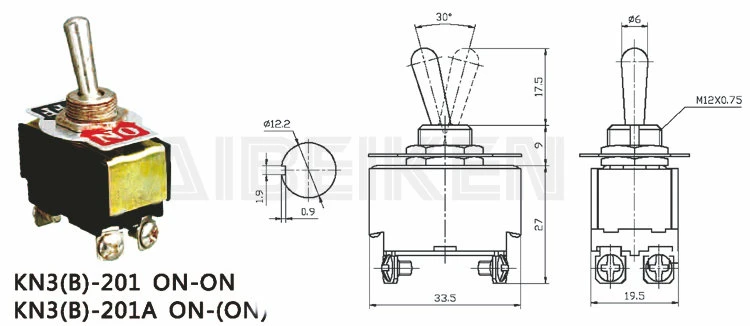 Toggle Switch Cover Sdpt Dpdt 3p 6 Pin on on 2 Way 3way Toggle Switch Cover