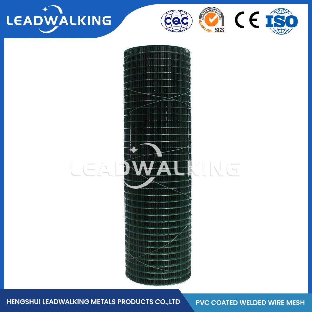 Leadwalking Cheap Welded Wire Mesh Manufacturing OEM Customized 14G PVC-Coated Welded Wire Mesh China 10m Length Cheap Plastic Coated Welded Wire Mesh