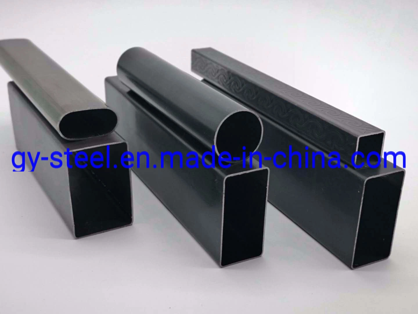 Black Oiled Ms Square Iron Steel Pipe Per Meter Mill Price Tube Weight Chart