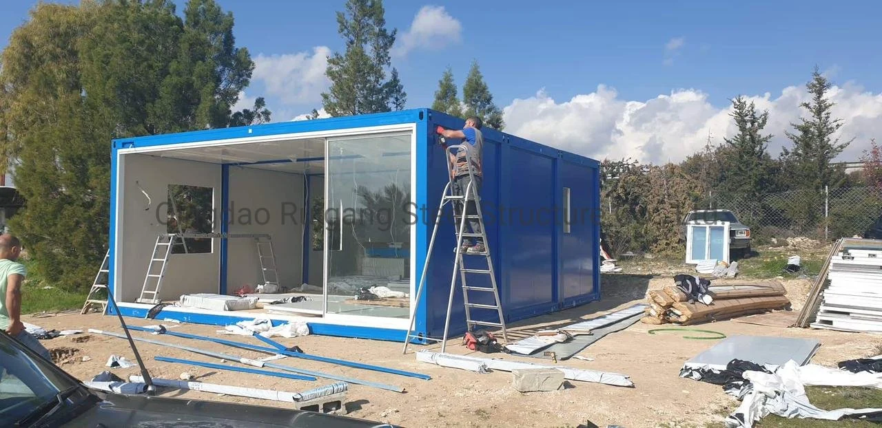 Anpassung Prefab 20ft Flat Pack Container House Building für Mitarbeiter Schlafsaal