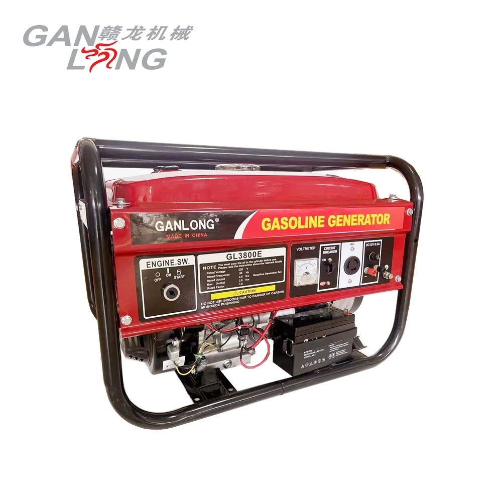 3kw 3phase Small Gasoline Generator 5.5HP Engine Home Used Portable Silent Generators