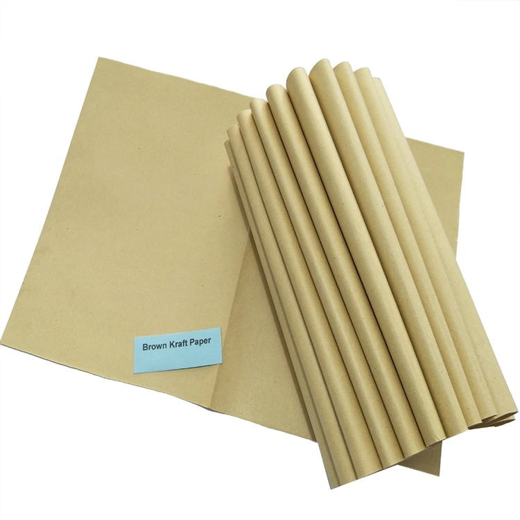 80GSM Recycled Brown Color Kraft Paper for Packing