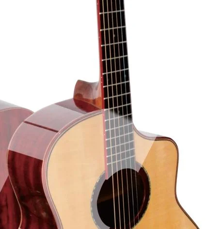 High quality/High cost performance Raw Head Factory Outlet Cheap Price 41 Inch Natural Cutaway Acoustic Guitar