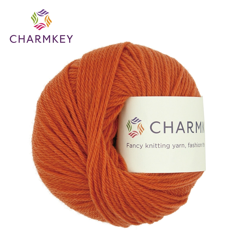 Charmkey Non-Shrinkable tejer la mano de lana hilados de lana merino