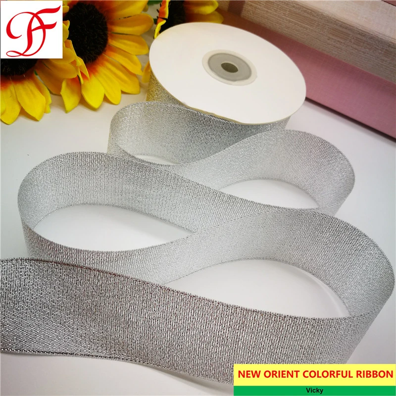 Colorful Nylon Metallic Ribbon Double/Singel Satin Sheer Organza Hemp Taffeta Gingham Grosgrain Ribbon for Garments/Decoration