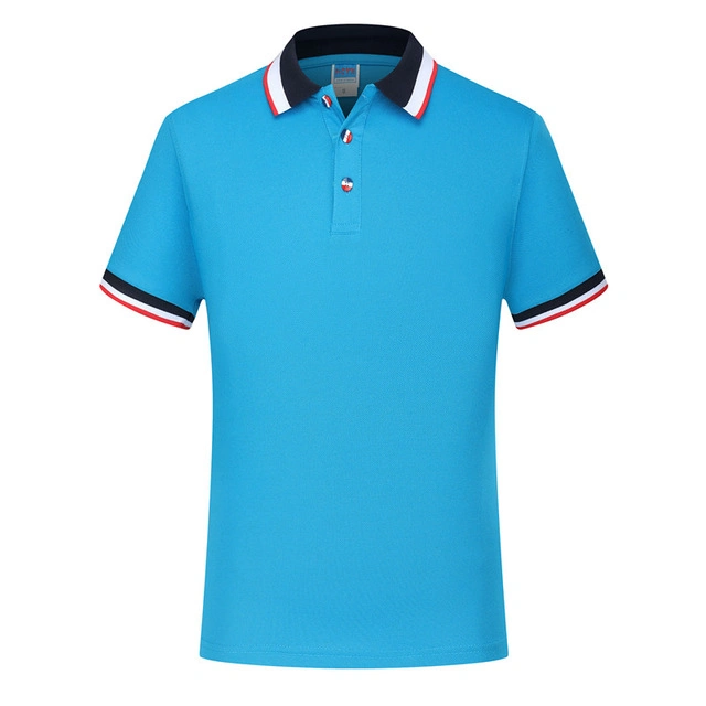 Contrast Color 60% Cotton 40% Polyester Single Breasted Cheap Polo Shirts Wholesale/Supplier China