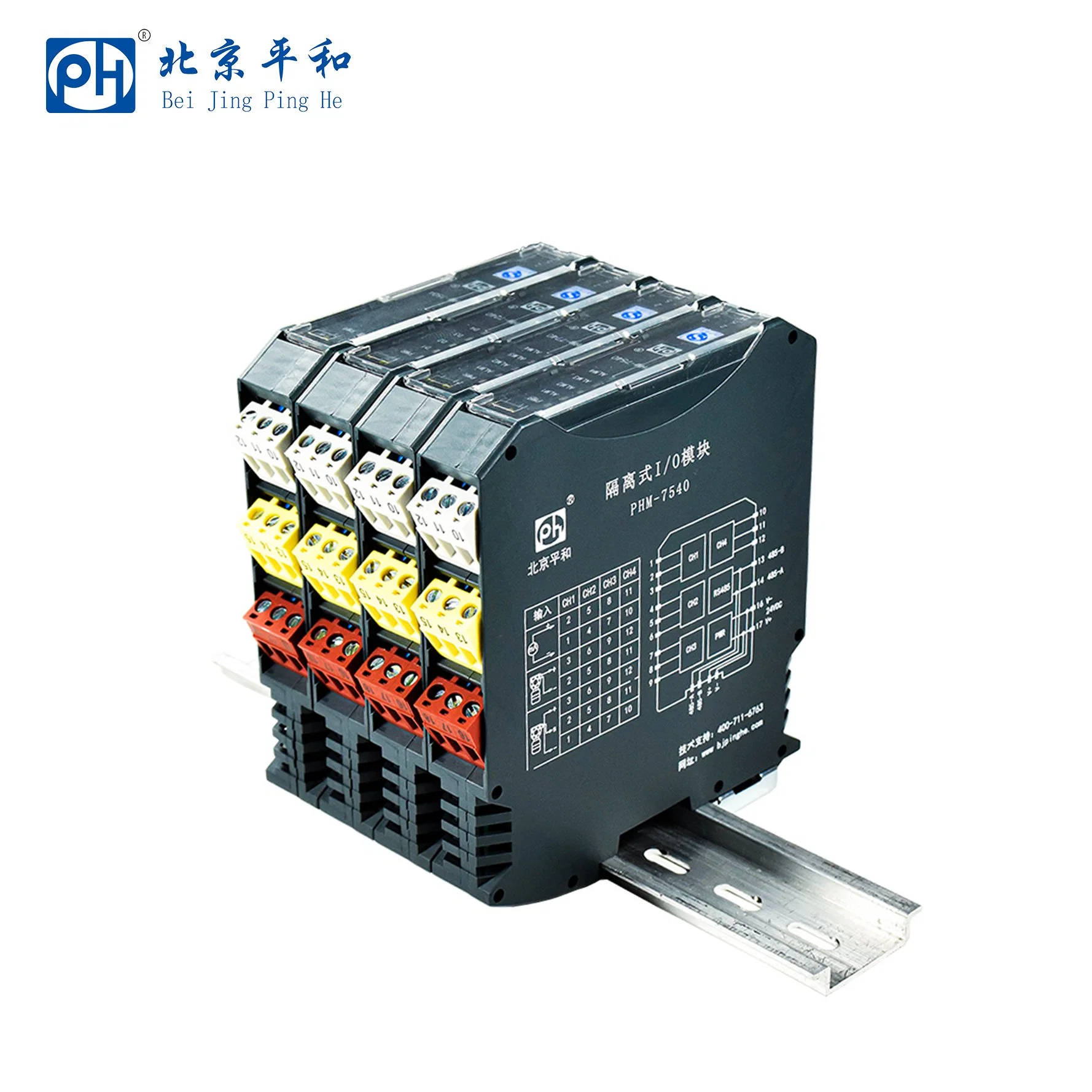 Three-Channel Digital Input Module Convert Switching Signal in Dangerous Area Isolated to Digital Signals