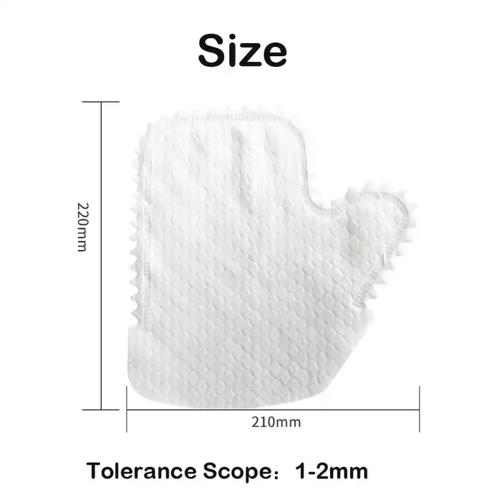 New Hot Selling Products Five Fingers Dry Wipe Glove Pet Cat Dog Non Woven Non Irritating Household Cleaning Hand Gloves