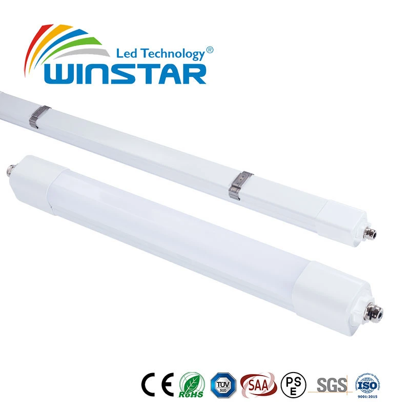 TUV Approval Emergency Function LED Triproof Linear Light 55W 1.5m IP69K IP66