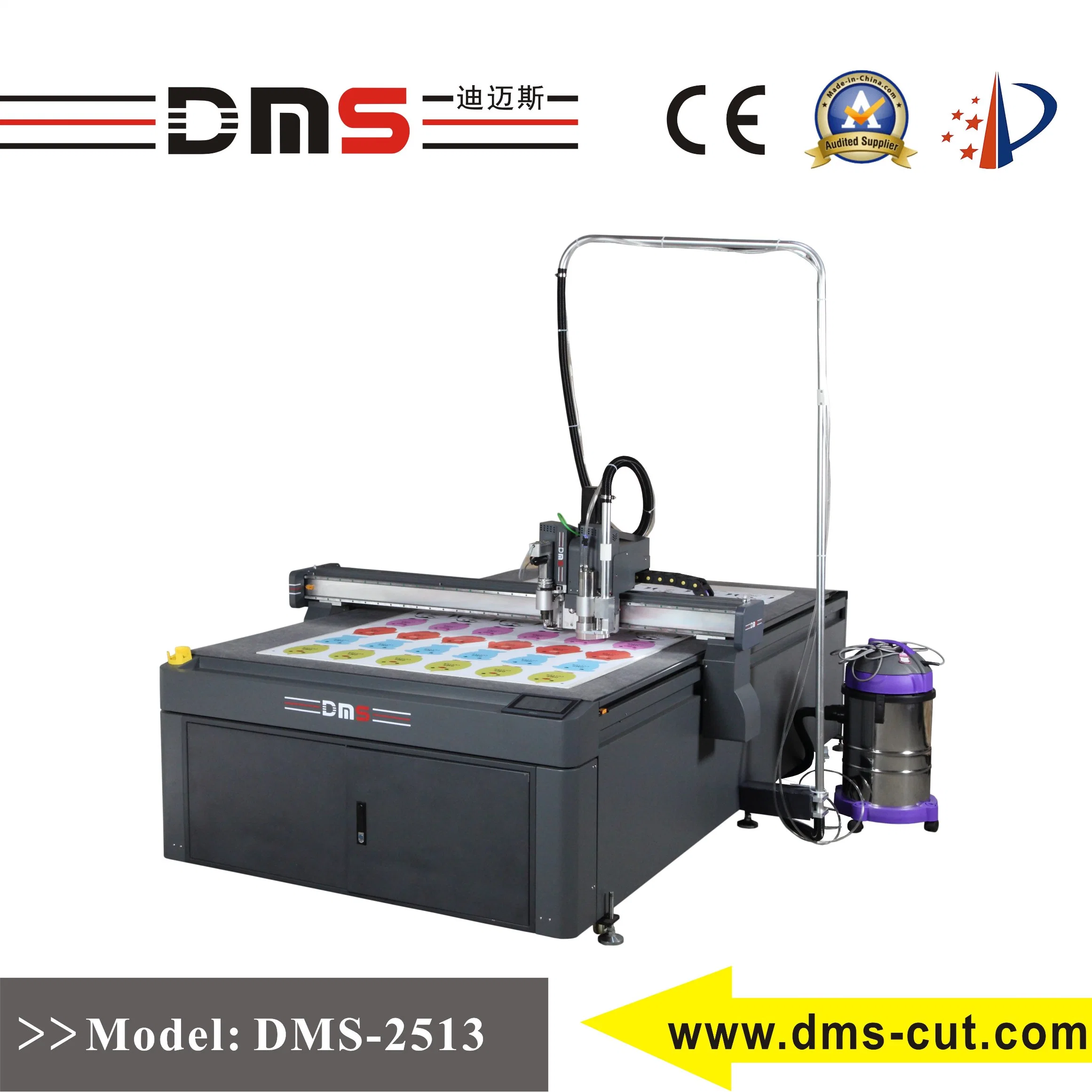 DMS-2513 Автоматический выбор рулона материала виниловая пленка/бумага/PVC режущей машины