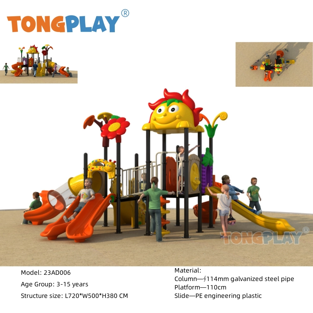 Fantasy Series Slide Outdoor Playground Plastic Equipment Kids Toy Children Amusement Climb Set