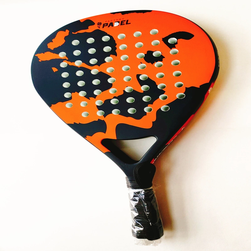 Logotipo Personalizado en forma de Lagrima de Diamante Raquetas de tenis de Padel Peso Ligero de carbono 3K 12K 18K de Tenis Raqueta de Padel