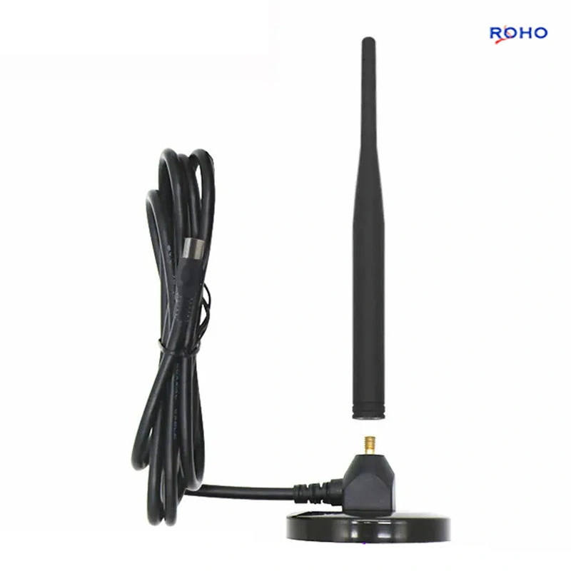 High Gain TV Antenna Signal Optimal HDTV Magnetic Base Antenna Indoor Digital DVB DMB-T Antenna with IEC Connector