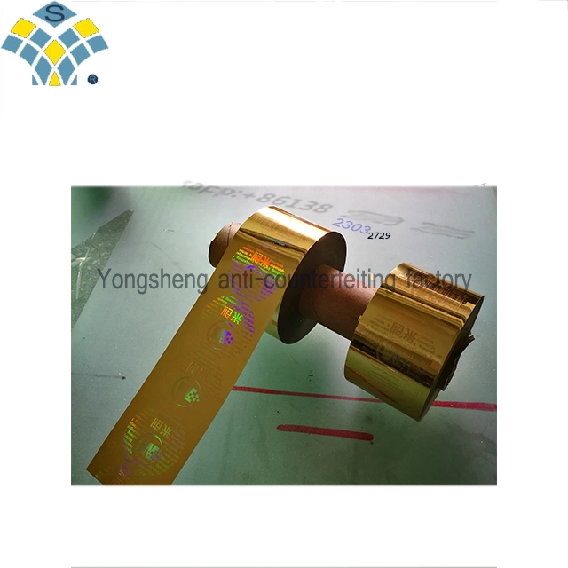 Heat Press Hologram Foil Hot Stamped Hologram Foil Roll Hologram Laminated Foil Hologram Ribbon