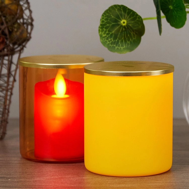 High Quanlity Simple Transparents Glass Candle Cup Candle Holder