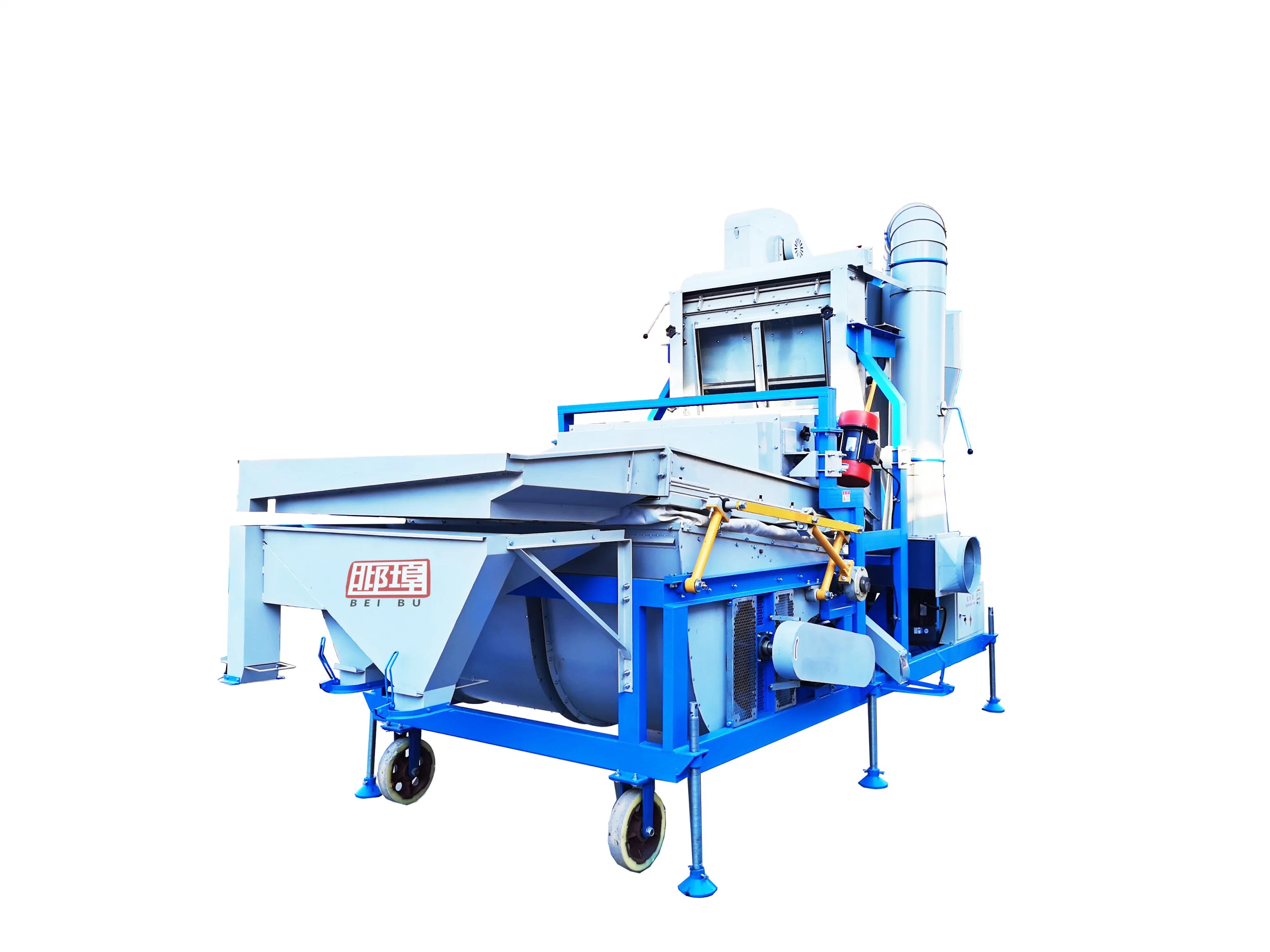 High Purity Sesame Beans Cleaning Machines Air Screen Cleaner Gravirty Talbe Grader