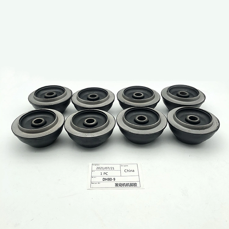 Good Quality Suitable for Excavator Accessories Excavator Parts Dh80-9 Black Engine Cushion