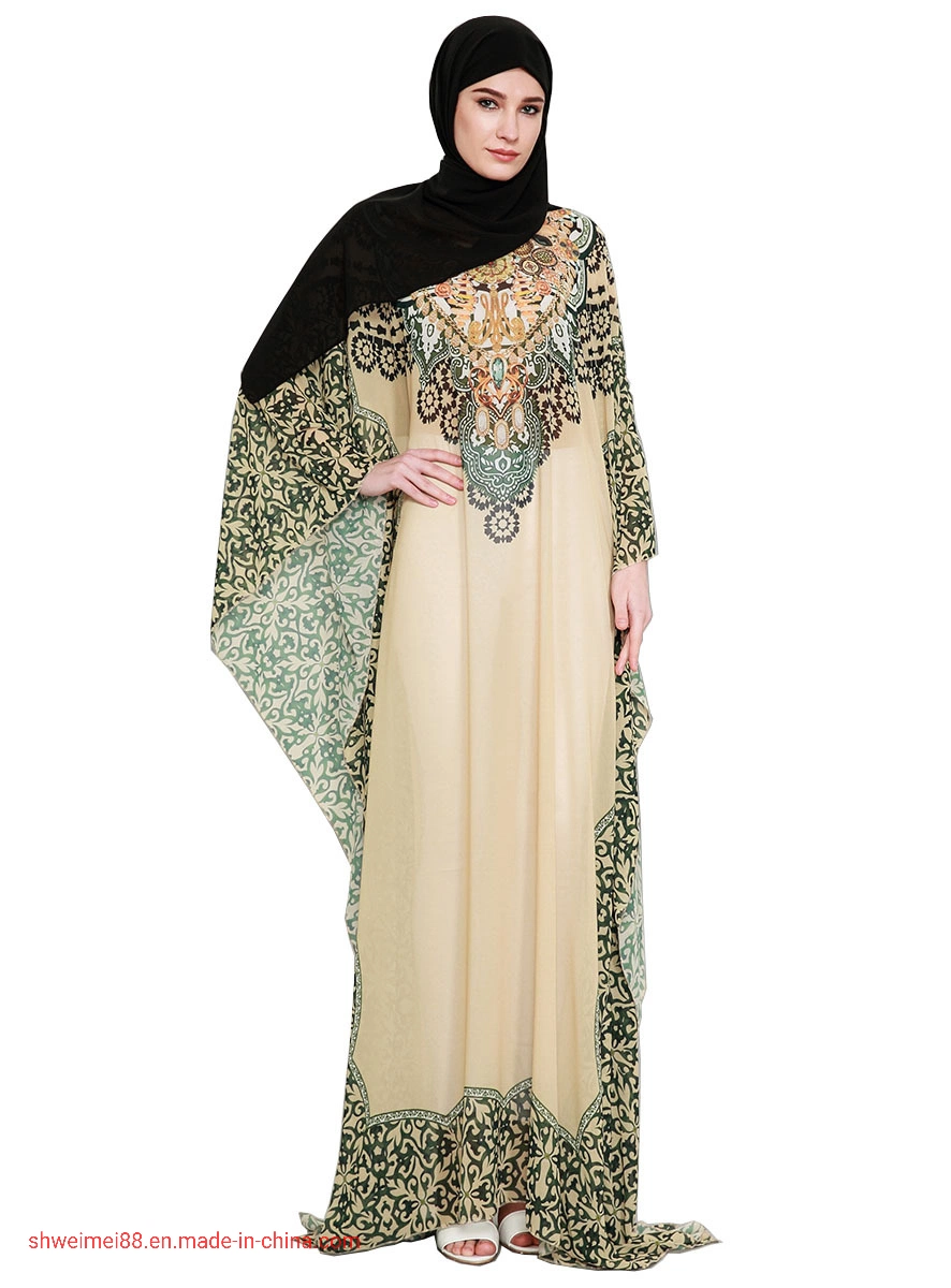 2020 Nuevo diseño Mayorista/Proveedor Ropa de Mujer Dubai Kaftan Farasha Caftan Vestido Largo Maxi Abaya Canadá Kimono Manga Caliente Ropa de Mujer Musulmana Talla Grande Fábrica