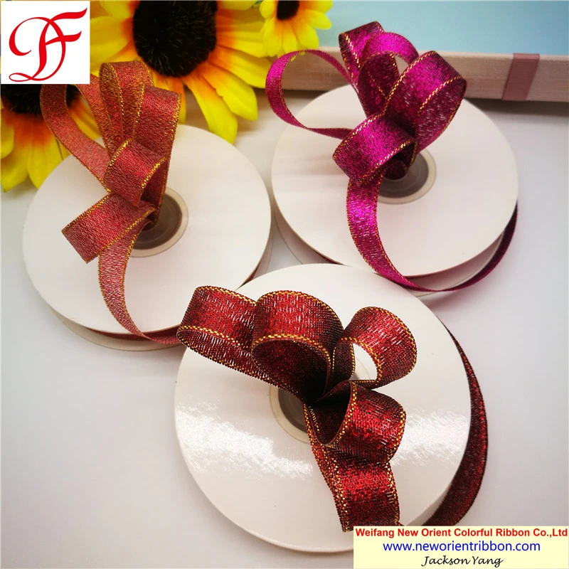 Top and Stable Quality of Color Metallic Ribbon at Most Competitive Price for Gifts/Wrapping/Holiday/Decoration/Garment Directly From Leading Factory in China