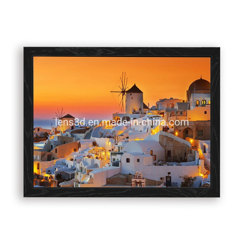 Popular Style Scenery Lenticular Pictures with 3D Effect