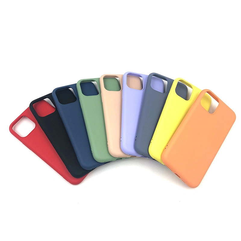 100% Original Liquid Silicone Cover Rubber Shockproof Mobile Phone Case for iPhone All Series