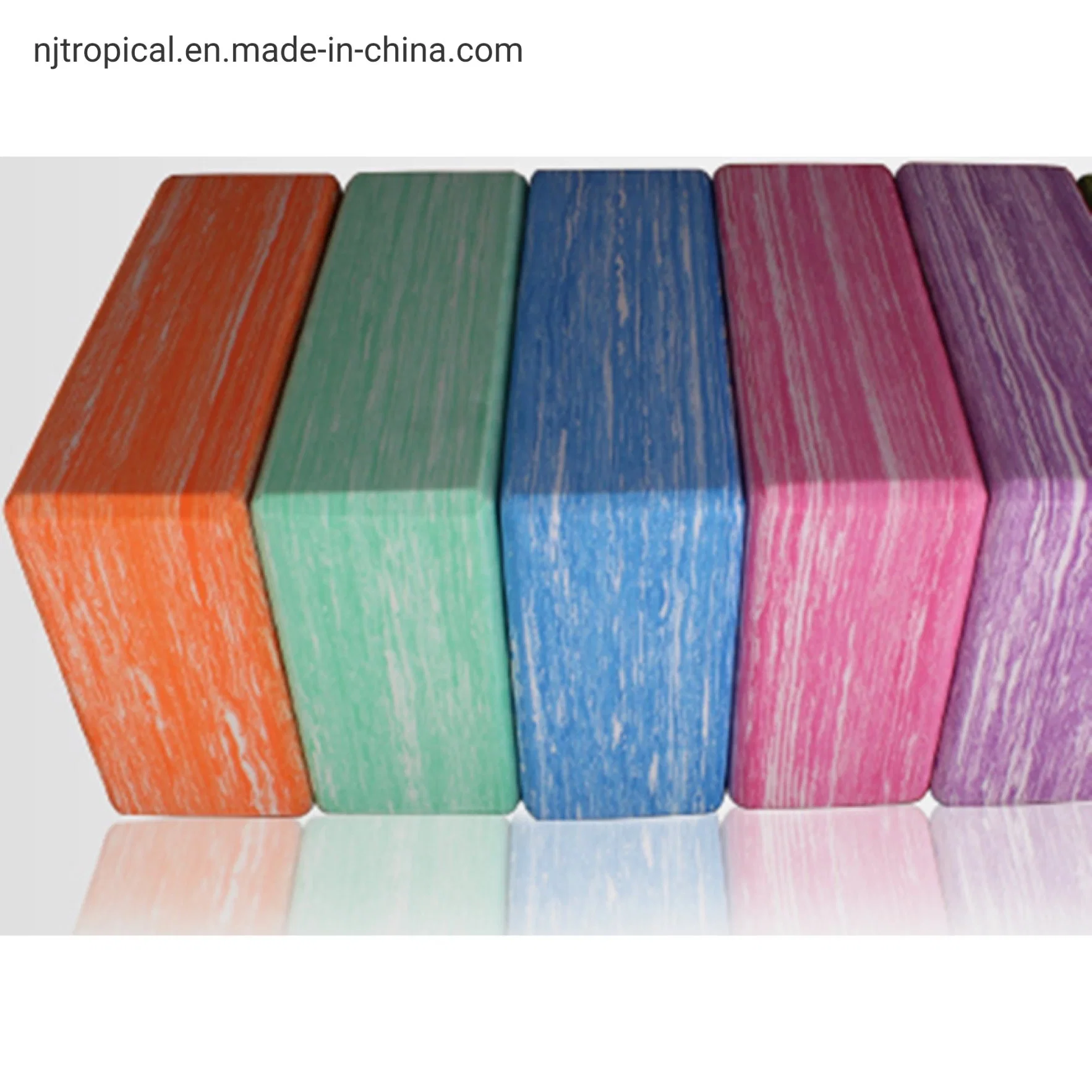 Pelvic Wood and Eco EVA Materials Yoga Block