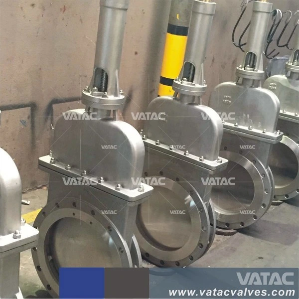 DIN API Cast Forged Stainless Steel Wafer Flange Knife Gate Valve