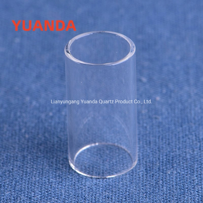 Tube en verre Quartz de grand diamètre tube en verre Quartz transparent