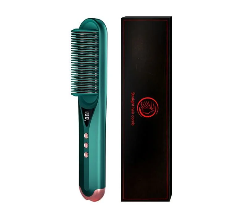 New Arrival Hot Sell Factory Price Floating Plate Salon Best Infrared Ceramic Flat Iron Brush Hair Straightener Curler