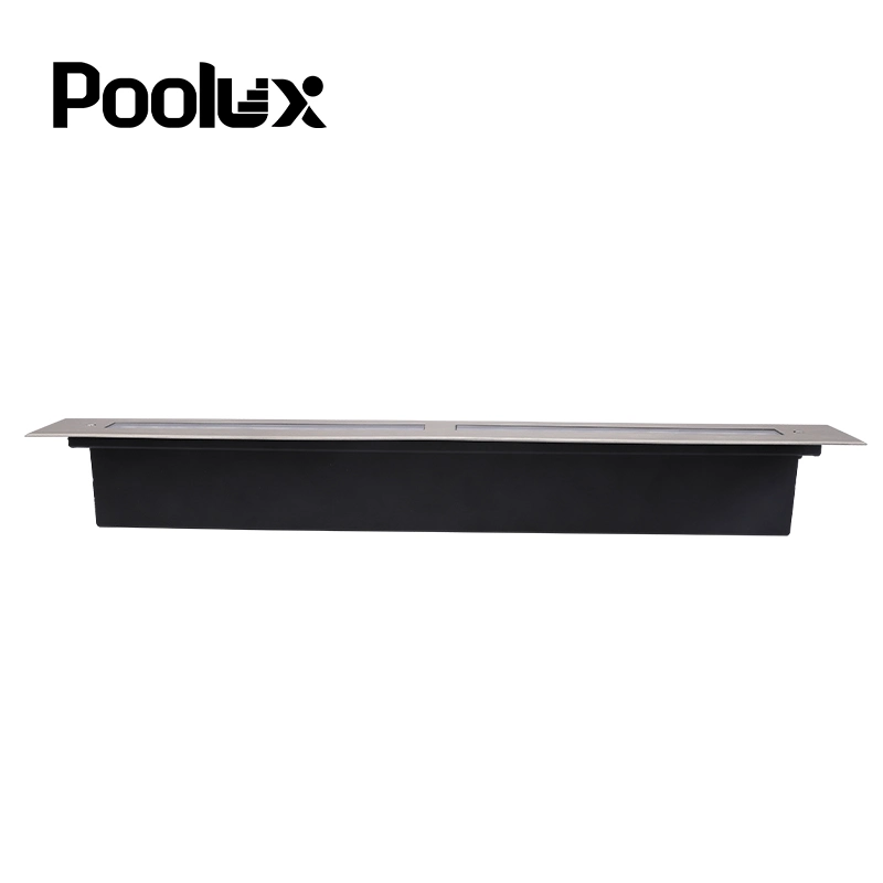 2023 Poolux 550mm 660mm Inground rechteckige lineare Stehleuchte IP67 RGB-Lichtleiste für den Außenbereich