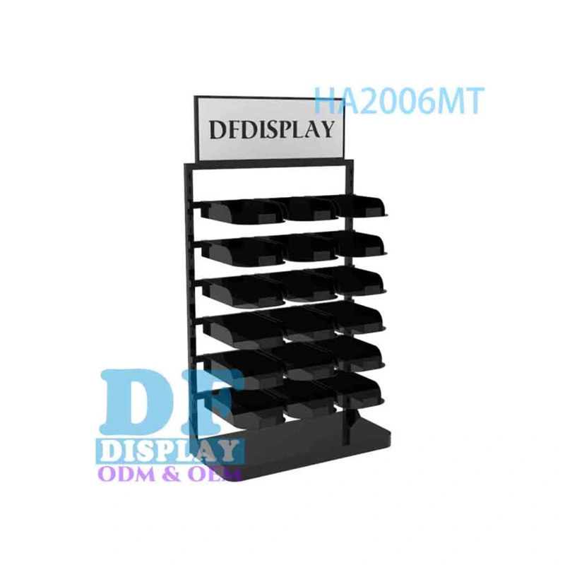 Customize Displays Pop Baseball Rack Metal Holder Hat Rack Advertising Hat Display Stand Retail Store Helmet Floor Hat Stand Display Cup Display