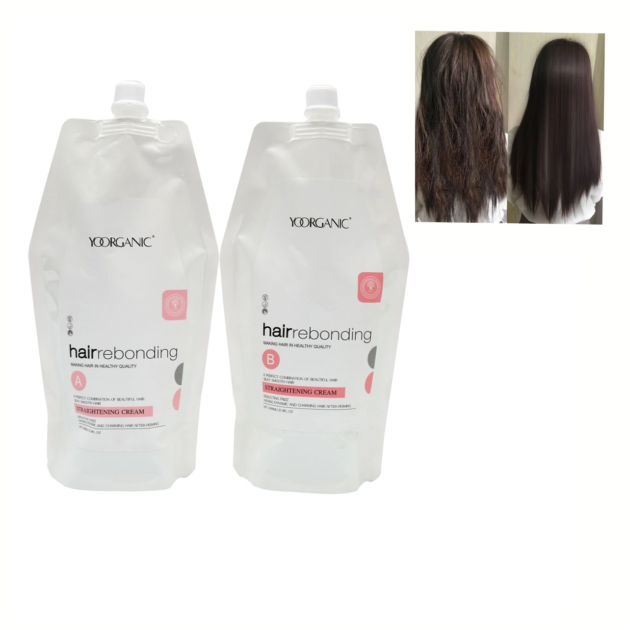 Crème de collage de qualité supérieure pour cheveux blanchissant crème professionnelle Salon