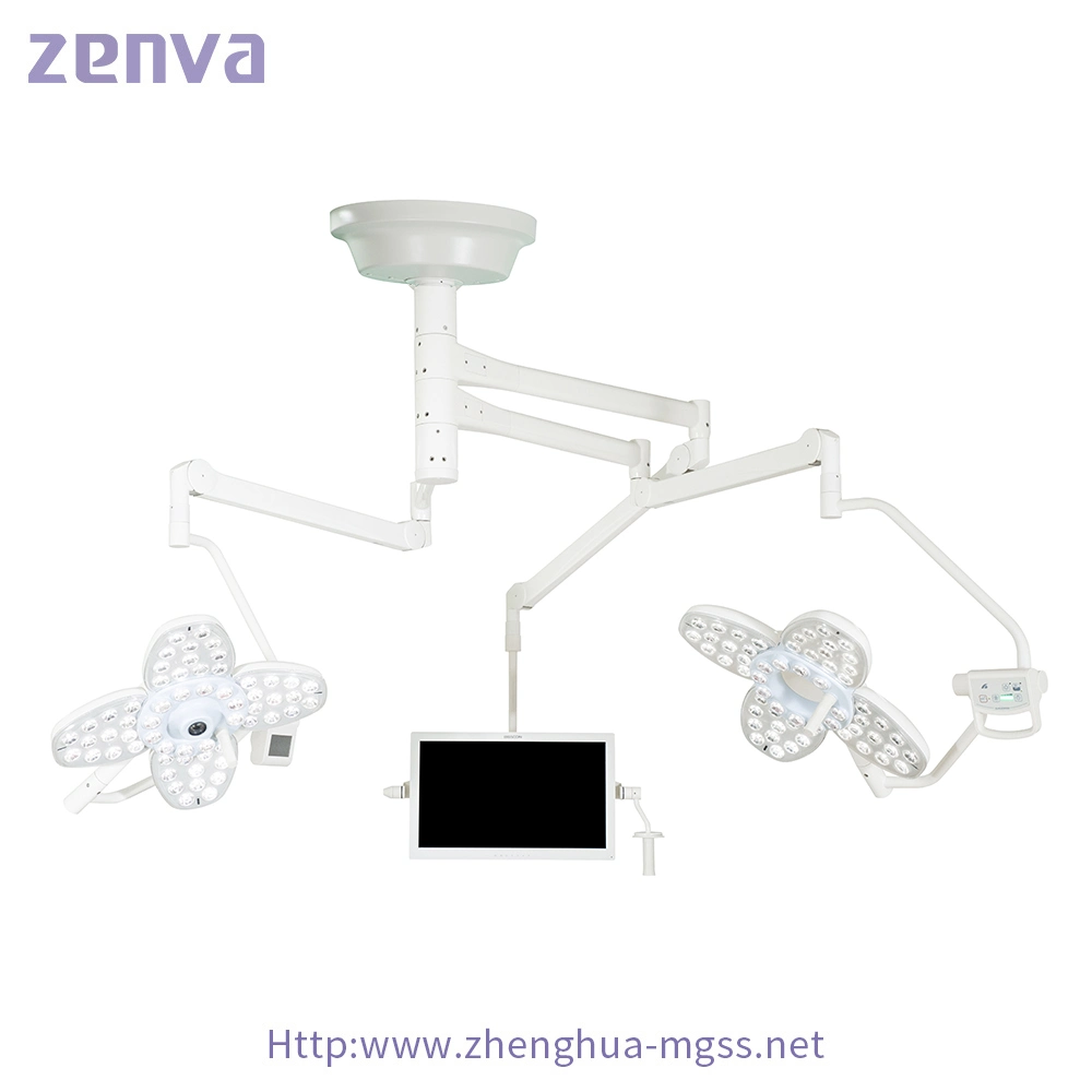 Operating Light Operating Room LED Surgical Double Arm Light with 2PCS Handle Covers