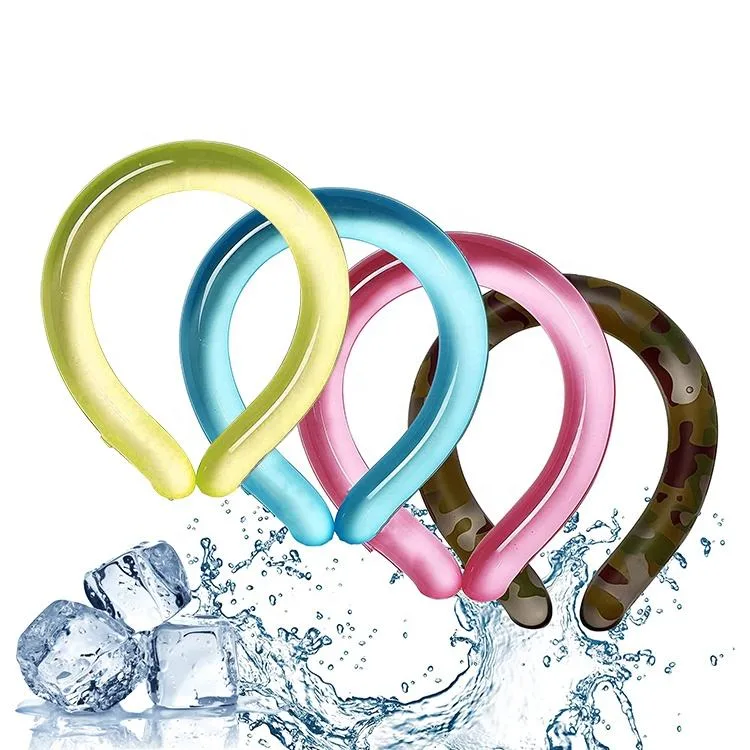 Hot Selling Summer Dissipation Wearable Neck Cooling Tube Cooling Neck Ice Pack Wrap