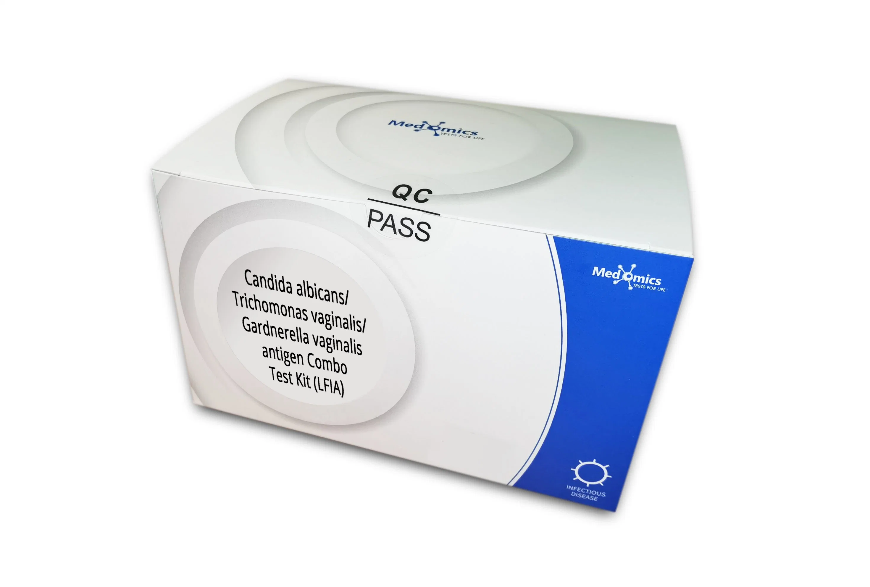 Candida albicans/Trichomonas vaginalis/Gardnerella vaginalis Diagnosis Antigen Combo Test Kit (LFIA)