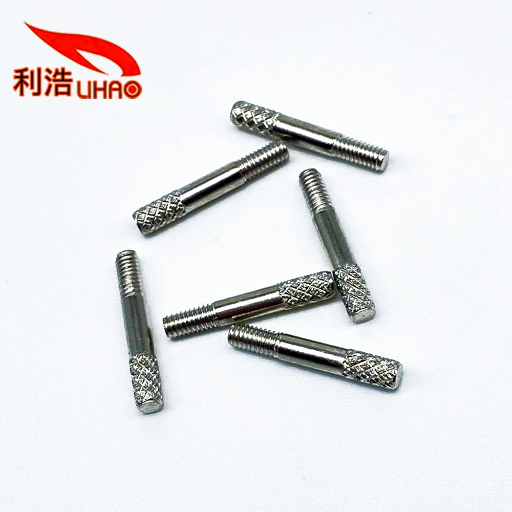 M2*16 Zinc-Plated Carbon Steel Double Spindle Threaded Rod Shaft/Axis