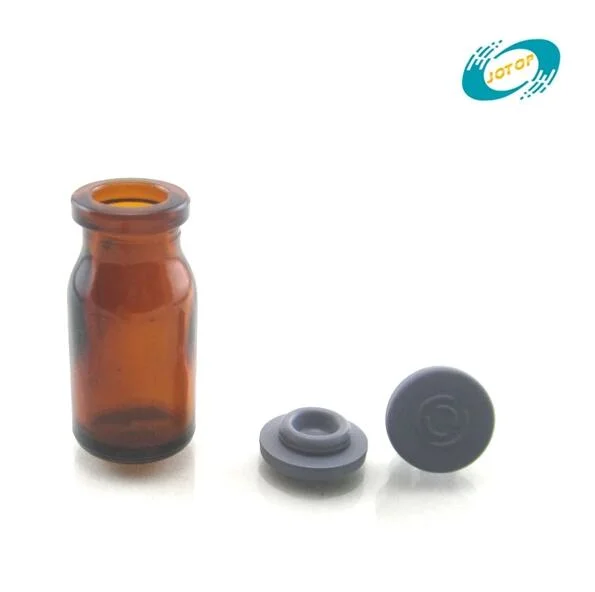 Amber Penicillin Molded Injection Glass Bottle