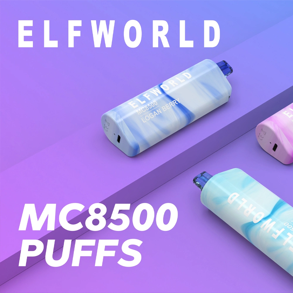 2023 Newest Disposable Vape 600mAh Battery Capacity Electronic Cigarette Wholesale I Vape Elf World Mc 8500 Puff Vape Pen