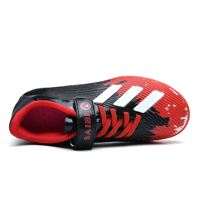 New Arrival Red Bottom Broken Nail Sports Training Outdoor Football Soccer Shoes for Girl Women