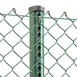 Chain Link Fence Diamond Wire Mesh Fence PVC Coated 6FT Height Garden Fence Stadium Fence Basketball Court Fence Wrought Iron Main Gate Design Sliding Main Gate